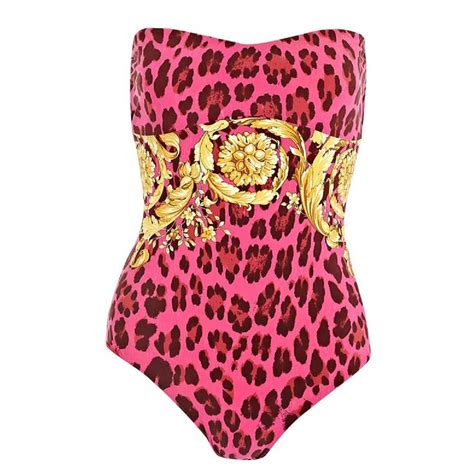 hot pink versace swimsuit|Versace swimsuit women.